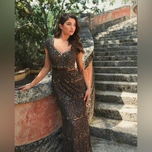 Mac Duggal | Dresses | Mac Duggalbrown Cap Sleeve Sweetheart Neckline Beaded Sequin Column Gown | Poshmark Mac Duggal | Dresses | Mac Duggalbrown Cap Sleeve Sweetheart Neckline Beaded Sequin Column Gown | Poshmark